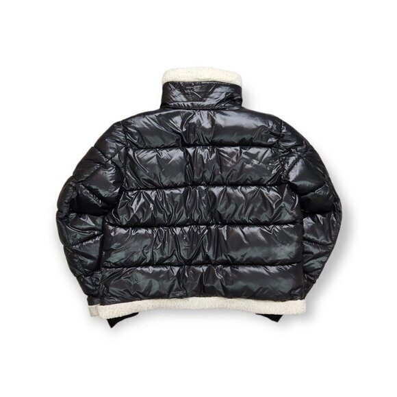 7 Seven for All Mankind SAM Shearling Thermal Puffer Jacket Womens‎ Large - Picture 3 of 13